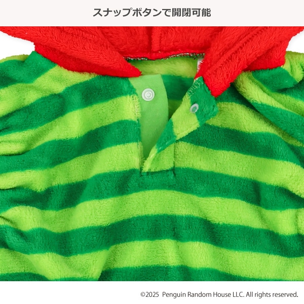フリース着ぐるみだるまロンパース（はらぺこあおむし）