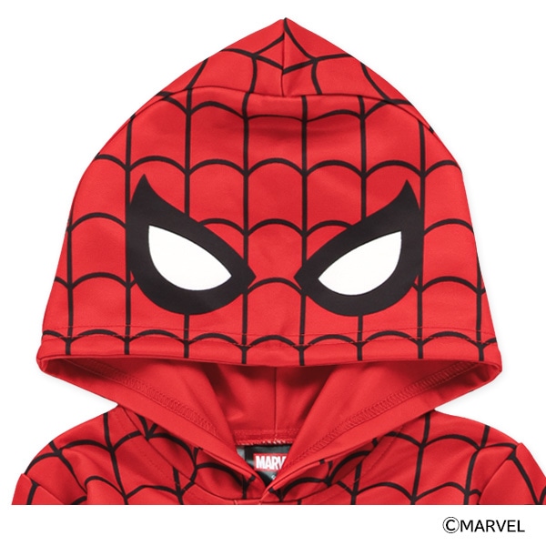 ダンボール着ぐるみ長袖カバーオール（スパイダーマン）