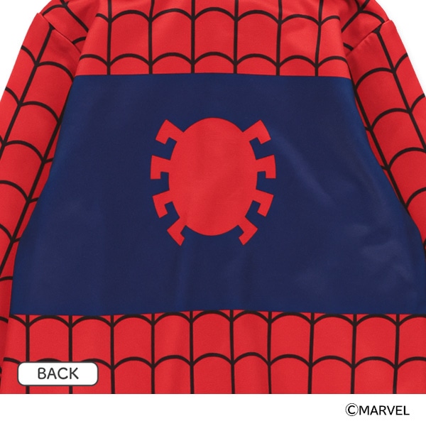 ダンボール着ぐるみ長袖カバーオール（スパイダーマン）