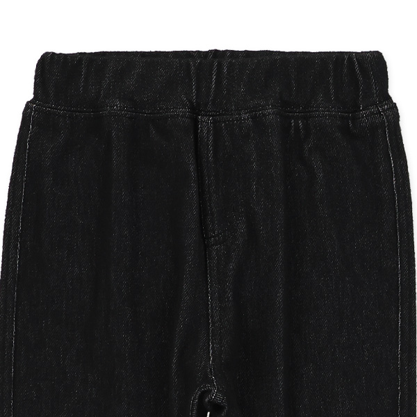 ニットデニムストレッチパンツ（ブラック）