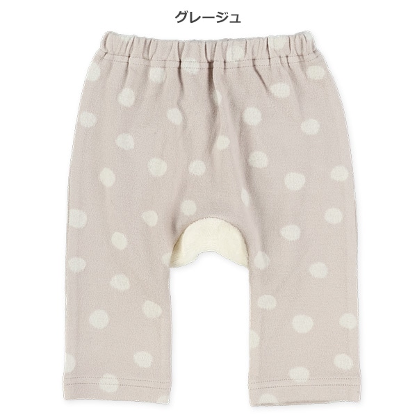 おしりくまドット柄モンキーパンツ