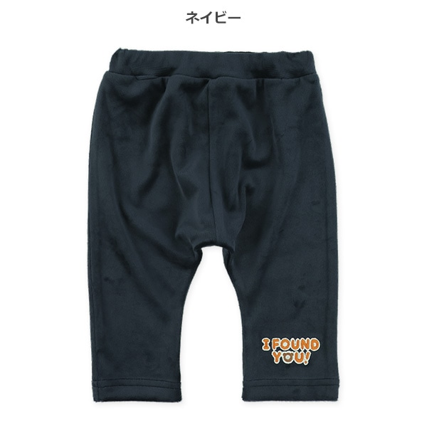 ベロアロゴワッペンレギンスパンツ