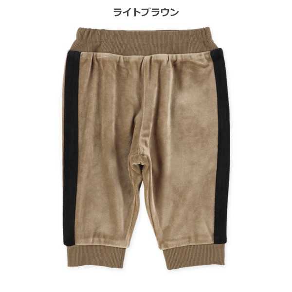 ベロアサイドラインパンツ