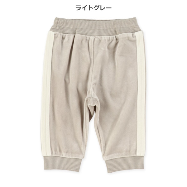ベロアサイドラインパンツ