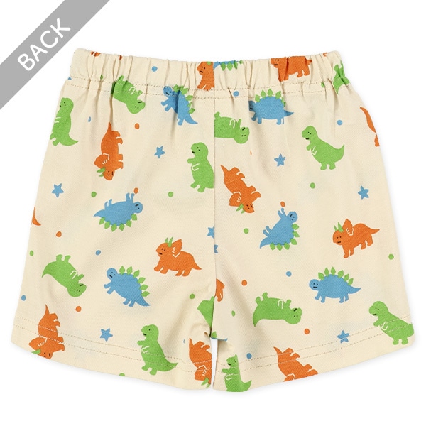 恐竜・いぬ総柄ハーフパンツ