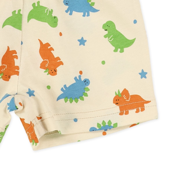 恐竜・いぬ総柄ハーフパンツ