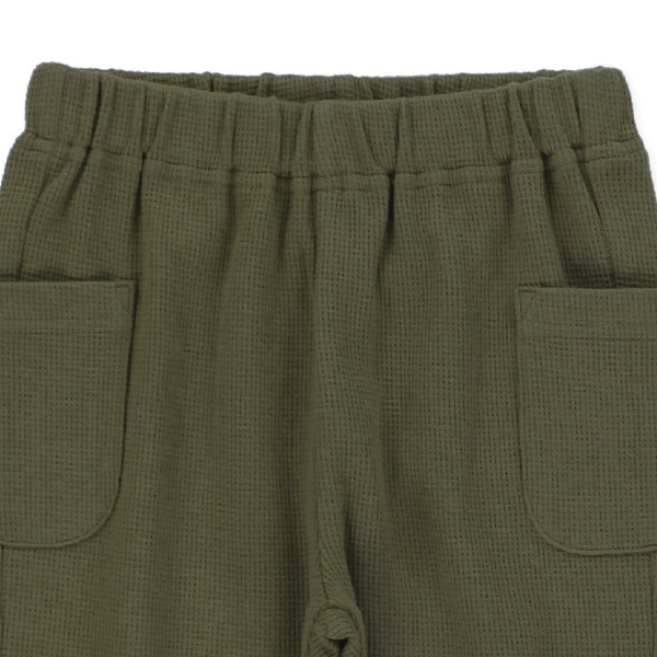 7分丈ワッフルクロップドパンツ