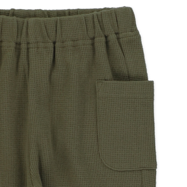 7分丈ワッフルクロップドパンツ