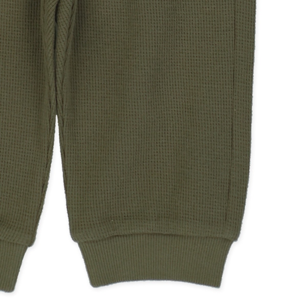 7分丈ワッフルクロップドパンツ