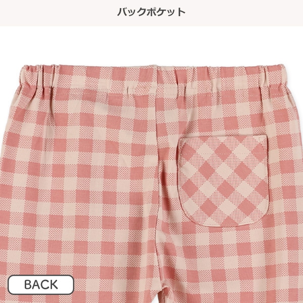 10分丈チェック柄レギンス