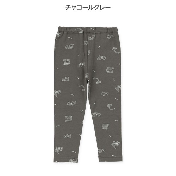 10分丈はたらくくるまレギンス