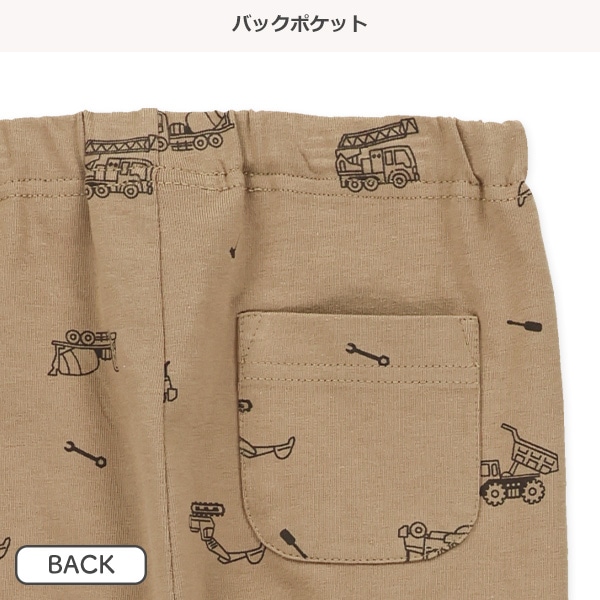 10分丈はたらくくるまレギンス