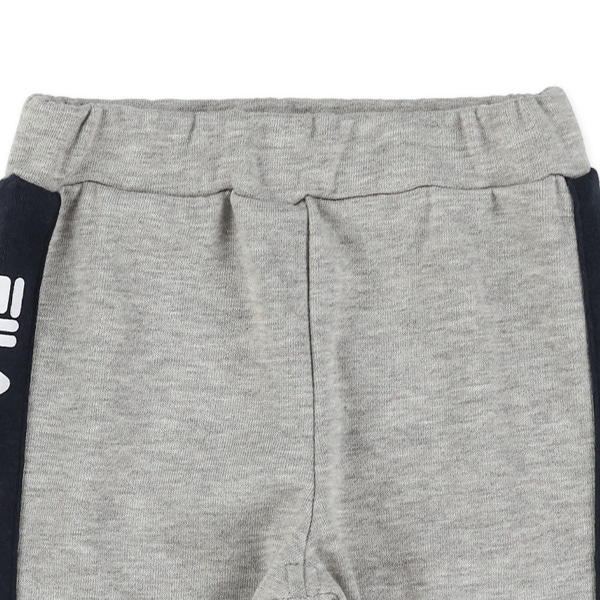 FILA）裏毛ロゴサイドラインロングパンツ