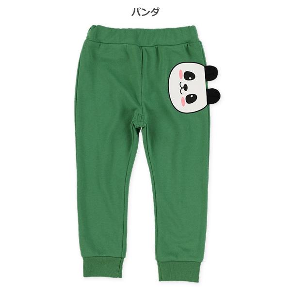 裏毛アニマル耳とび出しロングパンツ