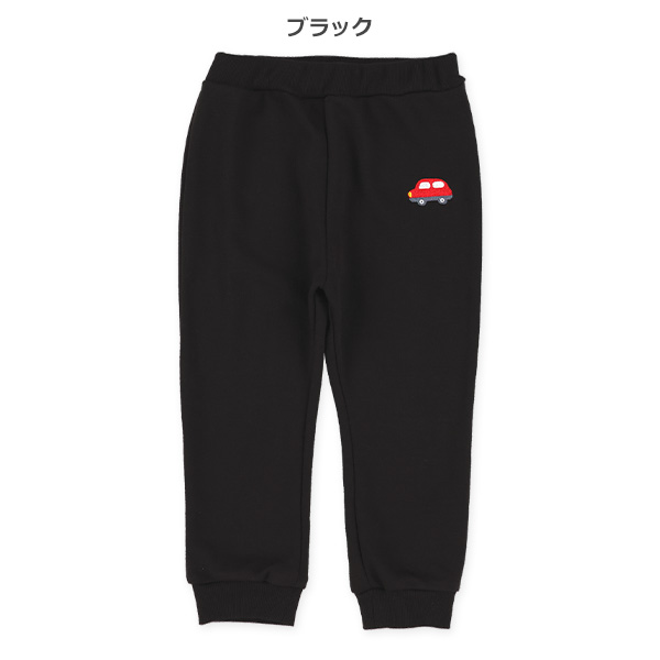 10分丈裏毛ワンポイントロングパンツ