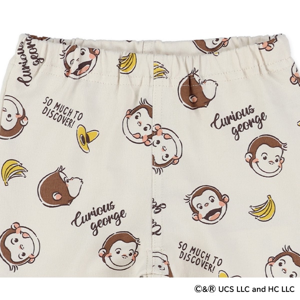 ミニ裏毛ロングパンツ（おさるのジョージ）