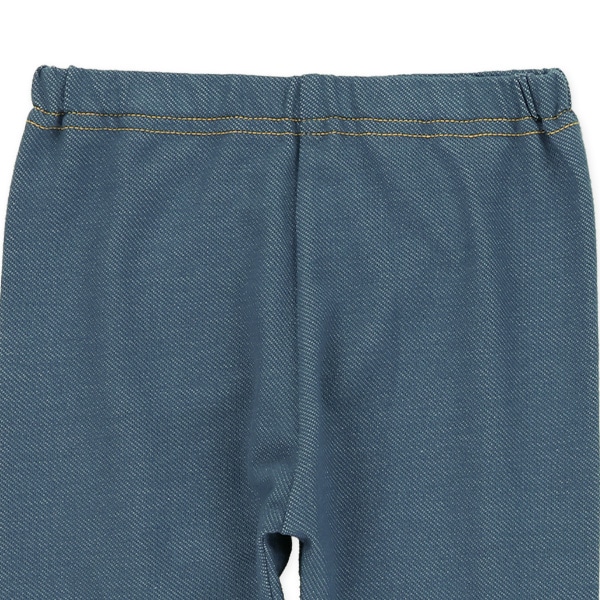 7分丈デニム風レギンス