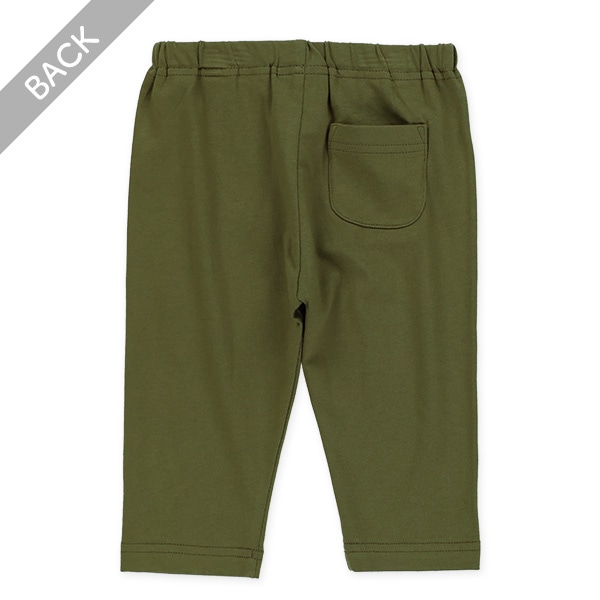 7分丈無地レギンス（カーキグリーン・ネイビー）