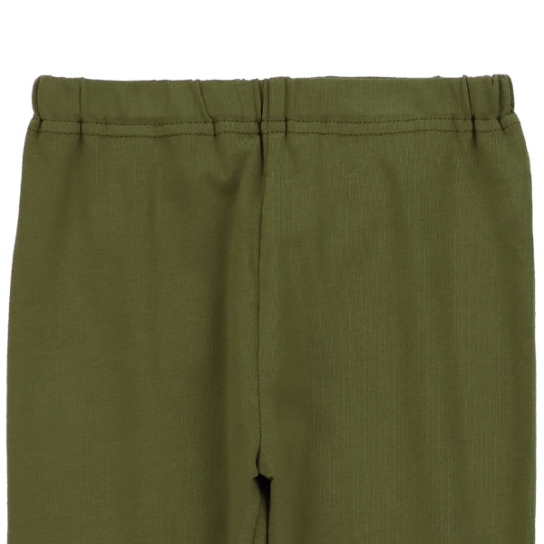 7分丈無地レギンス（カーキグリーン・ネイビー）