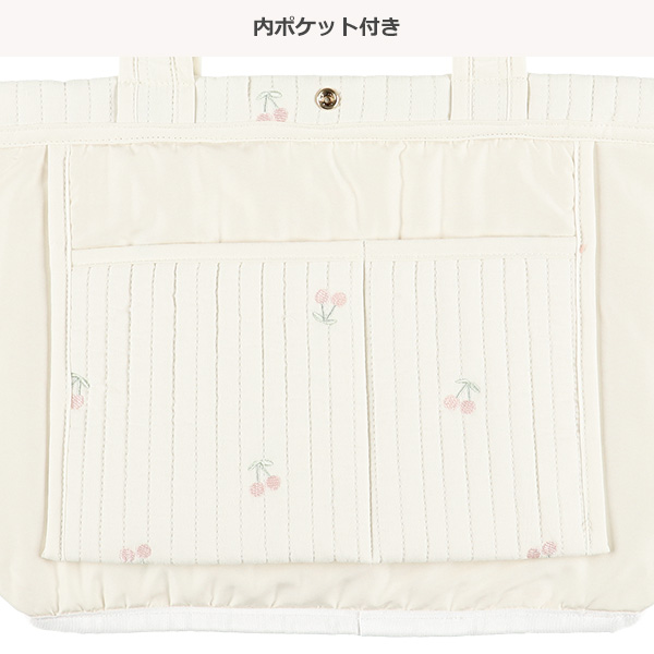 イブルトートバッグ（チェリー刺繍）