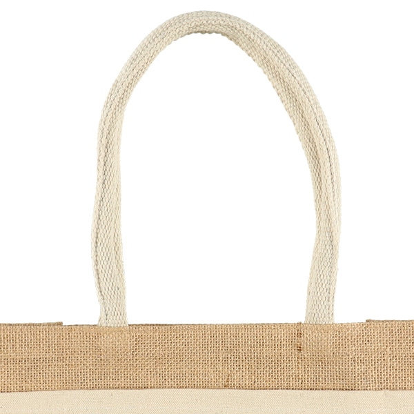 ポケット付きジュートバッグ A4（ボリス）