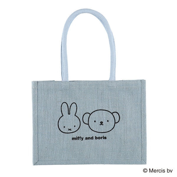カラージュートバッグ A4（ミッフィー&ボリス）