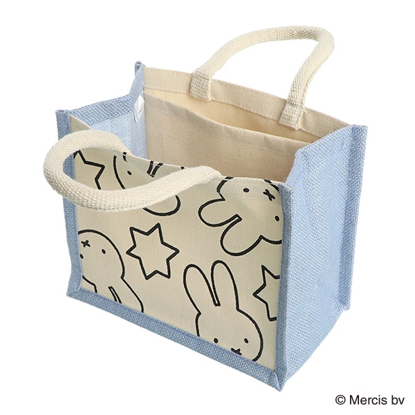 サイドカラージュートバッグ 星 A5（ミッフィー）