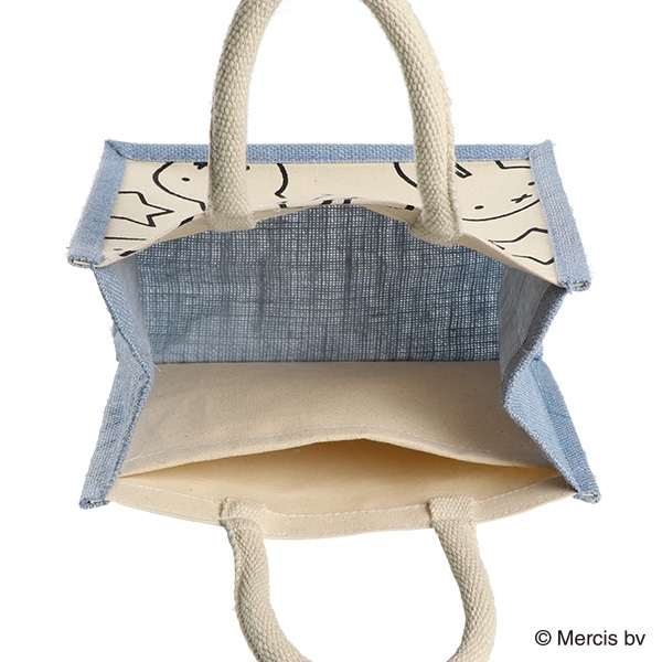 サイドカラージュートバッグ 星 A5（ミッフィー）