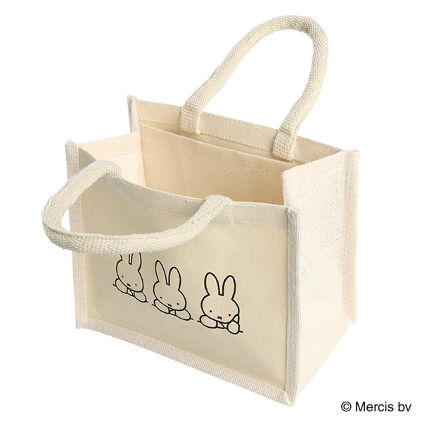 サイドカラージュートバッグ A5（ミッフィー）