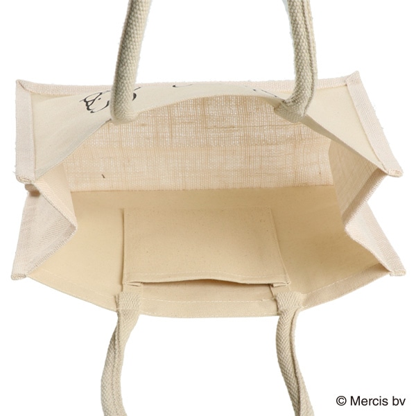 サイドカラージュートバッグ A4（ミッフィー）