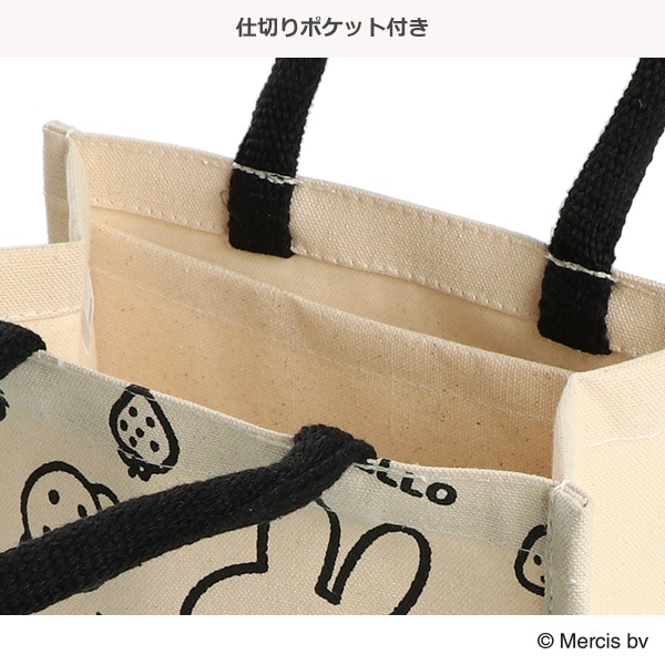 コットンバッグ いちご A5（ミッフィー）