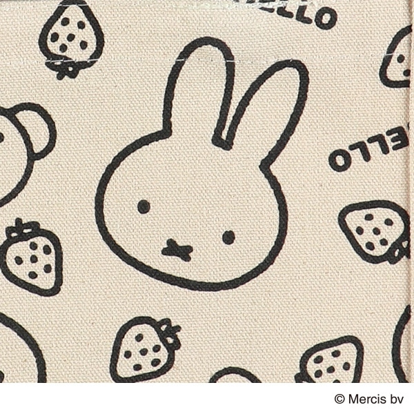 コットンバッグ いちご A5（ミッフィー）