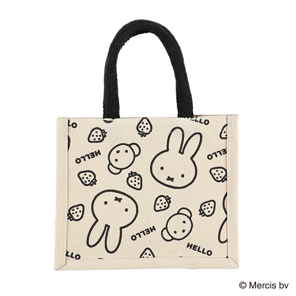 コットンバッグ いちご A5（ミッフィー）