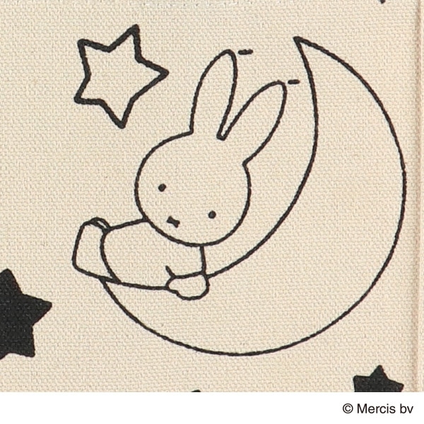コットンバッグ 星・月 A5（ミッフィー）