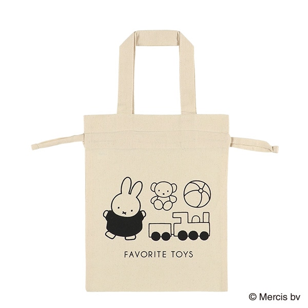 巾着トート FAVORITE TOYS A4（ミッフィ－）