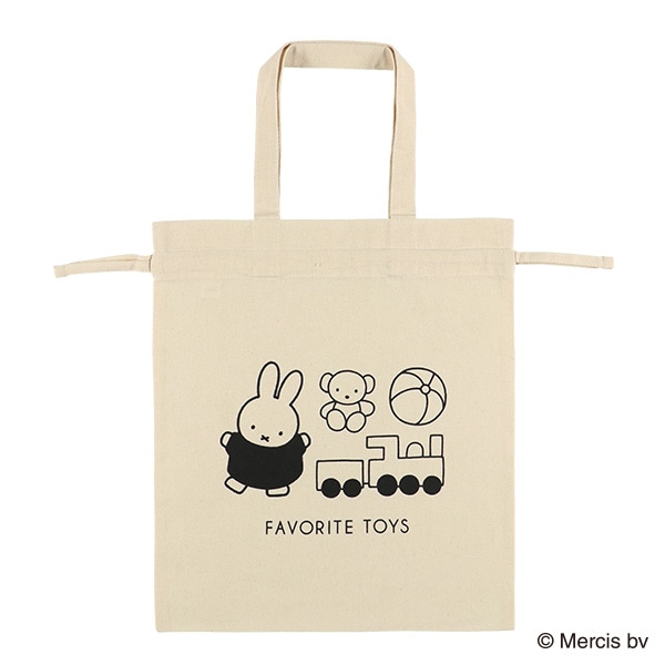 巾着トート FAVORITE TOYS B4（ミッフィ－）