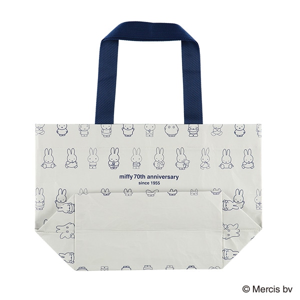 ミッフィー70周年限定デザイン トートバッグ 総柄 L（ミッフィー）