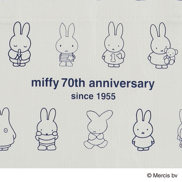 ミッフィー70周年限定デザイン トートバッグ 総柄 L（ミッフィー）
