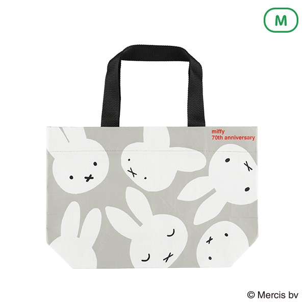ミッフィー70周年限定デザイン トートバッグ フェイス M（ミッフィー）