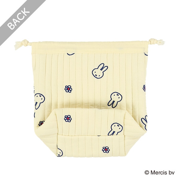 イブル巾着ポーチ 花柄 S（ミッフィー）