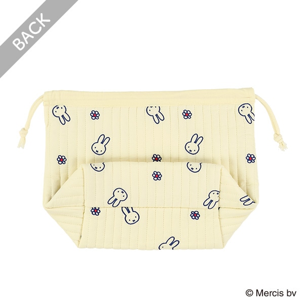 イブル巾着ポーチ 花柄 M（ミッフィー）