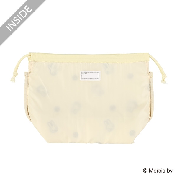 イブル巾着ポーチ 花柄 M（ミッフィー）