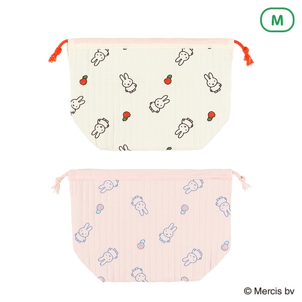 イブル巾着ポーチ フルーツ M（ミッフィー）