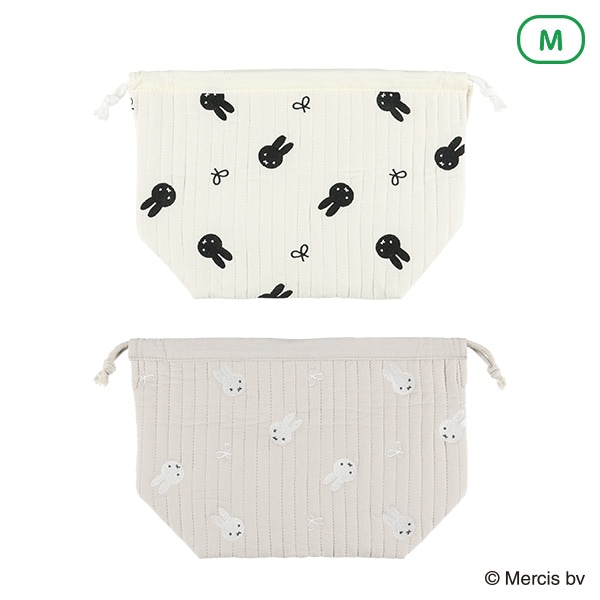 イブル巾着 リボン M（ミッフィー）