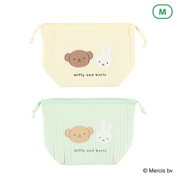 イブル巾着 ワッペン M（ミッフィー・ボリス）