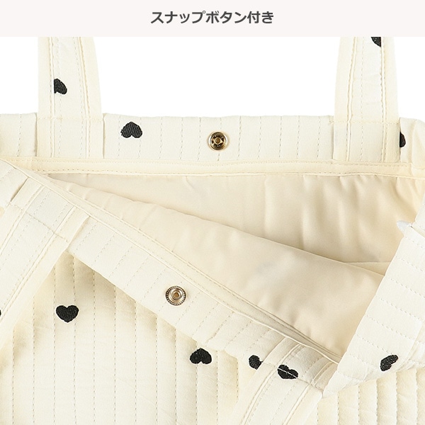 イブルトートバッグ（ハート刺繍）
