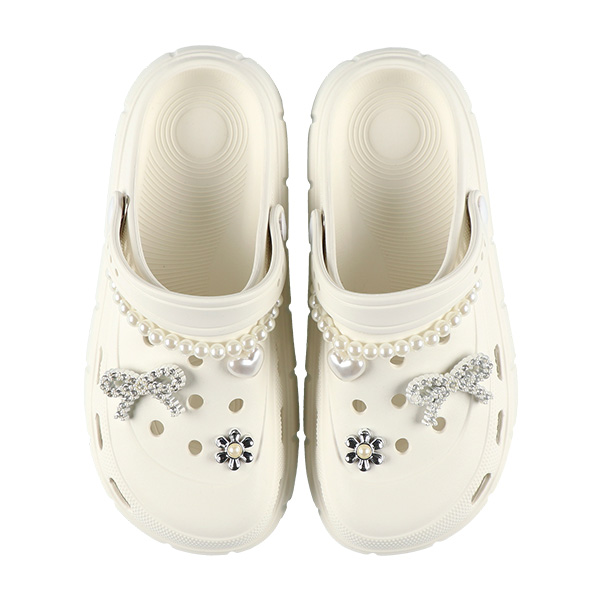 EVAサンダル（ビジューパールチェーン）