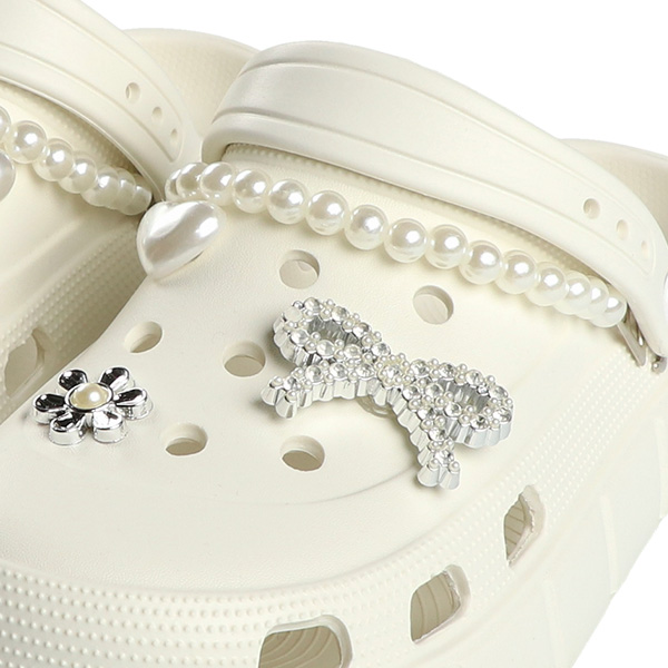 EVAサンダル（ビジューパールチェーン）