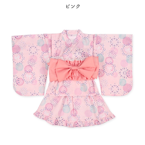 2Way浴衣サンドレス 3点セット（花火）