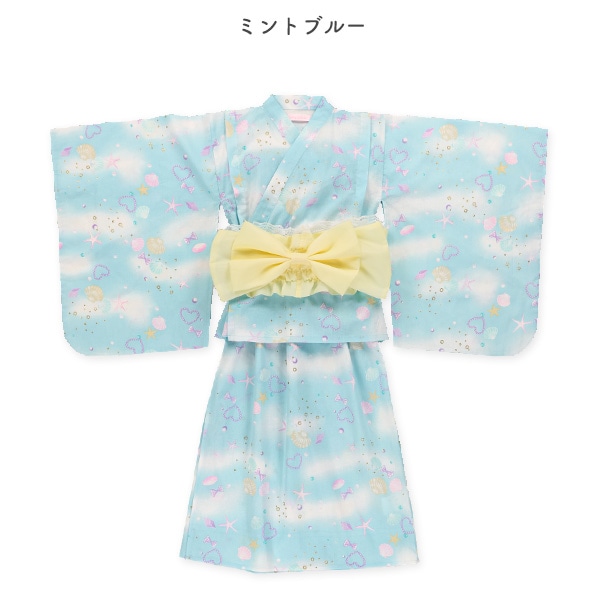 2Way浴衣サンドレス 3点セット（ヒトデ・貝殻）